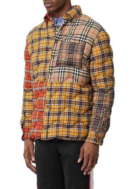 burberry shirt half mixed print plad|thomas Burberry knit shirt.